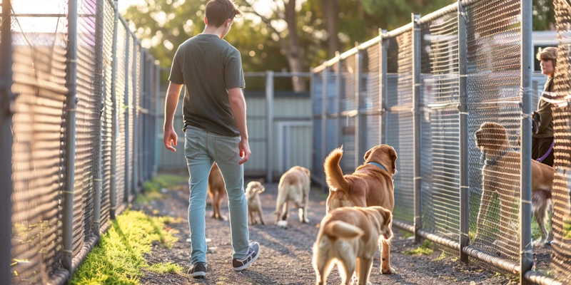 Choosing a dog boarding: Visting the facility