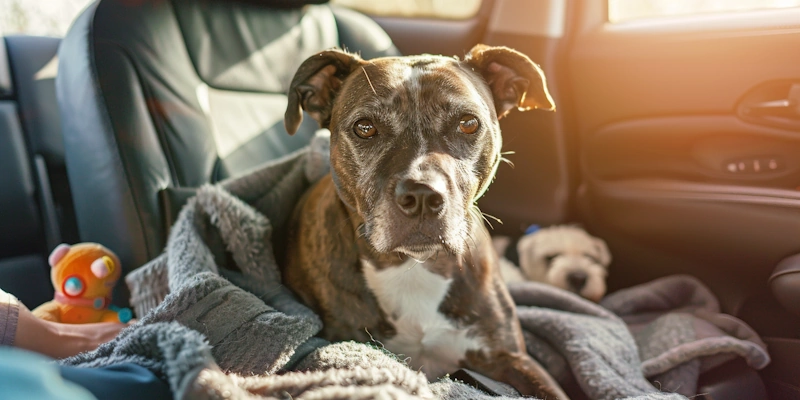 Travelling in your car with dogs: Anxiety Wrap