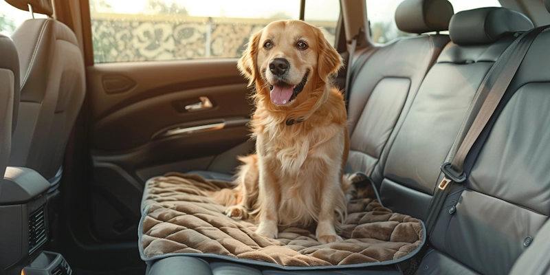 Traveling in a car with your dog: Seat Cover For Dogs