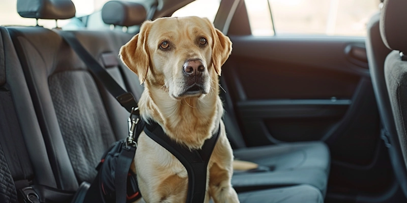 Traveling in a car with your dog