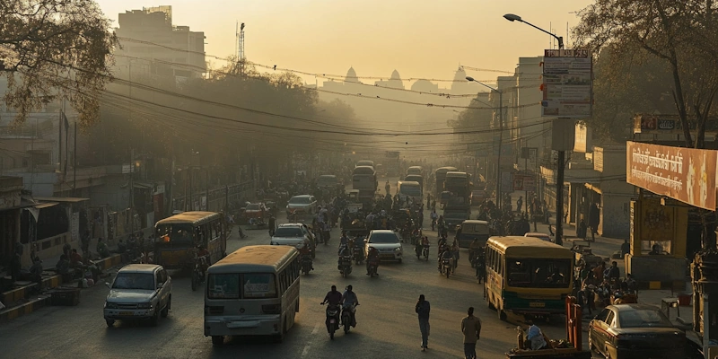 Dog Care in Indian Winter_City Pollution