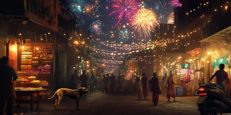 Dog Care in Indian Winter_Diwali