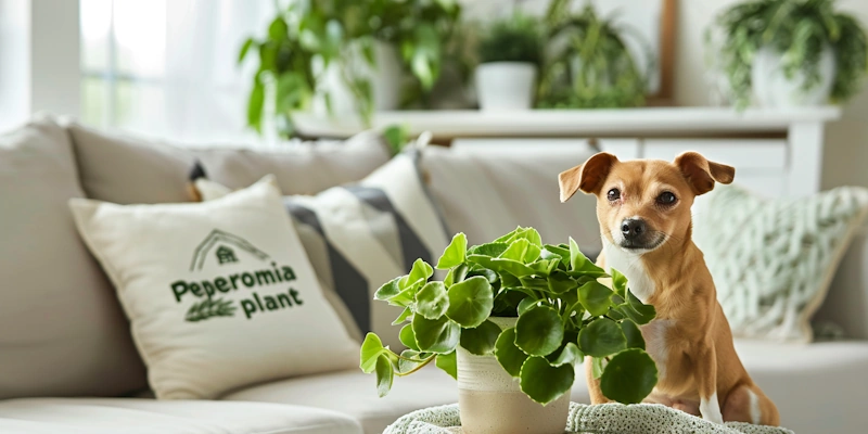 Dog-safe plants: Paperomia Plant