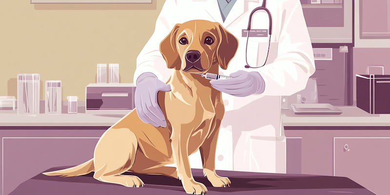 heartworm in dogs: Series of Injection