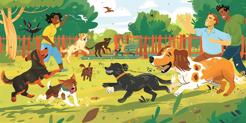 Outdoor Adventures with Your Dog: a vibrant dog park