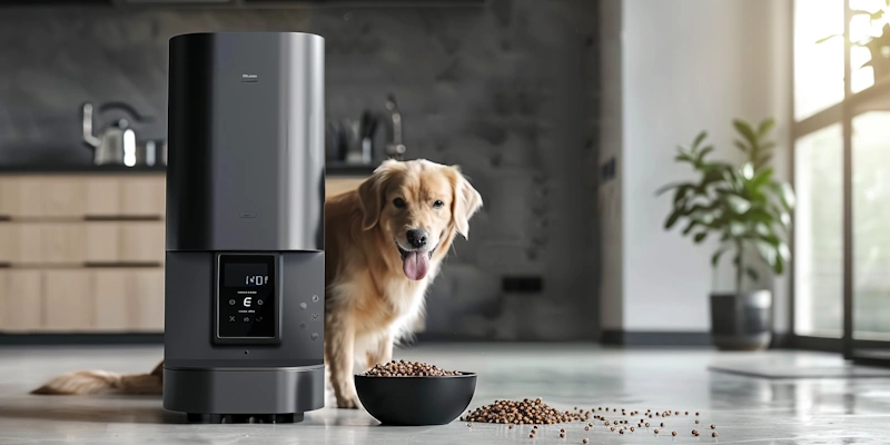 automated dog feeder offers consistency of time