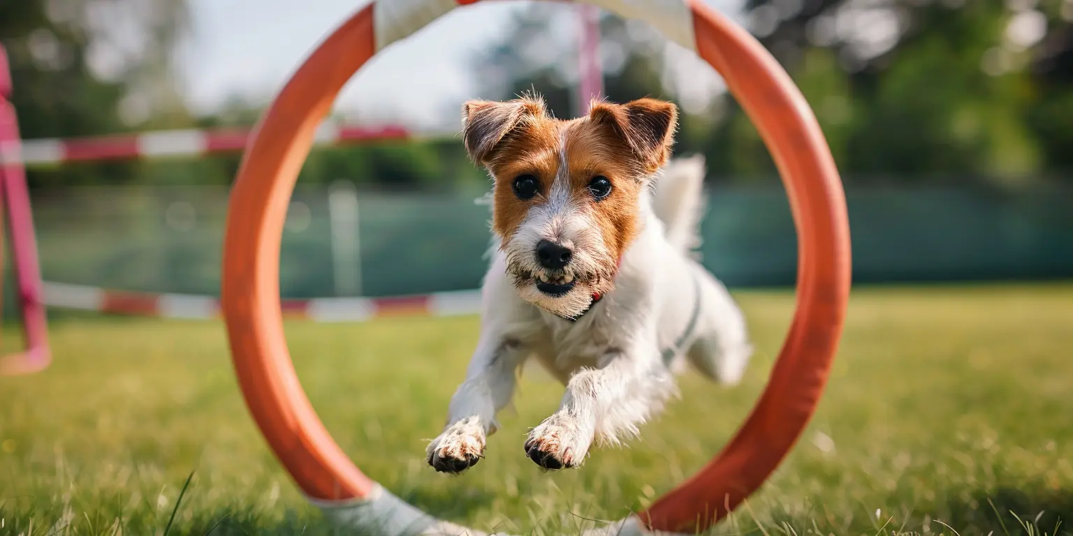 Agility Training Outdoors for Dogs