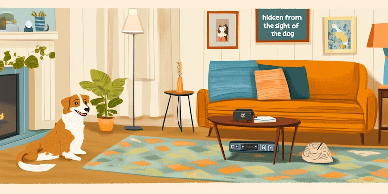 Dog-proofing your home: Hidden cord organizer