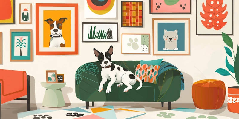 Dog-Friendly Home Decor : dog friendly wall