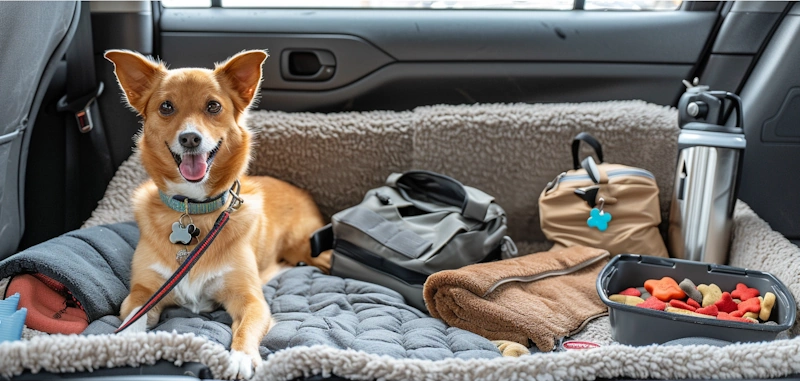 Travelling in your car with dogs: Packing Essentials