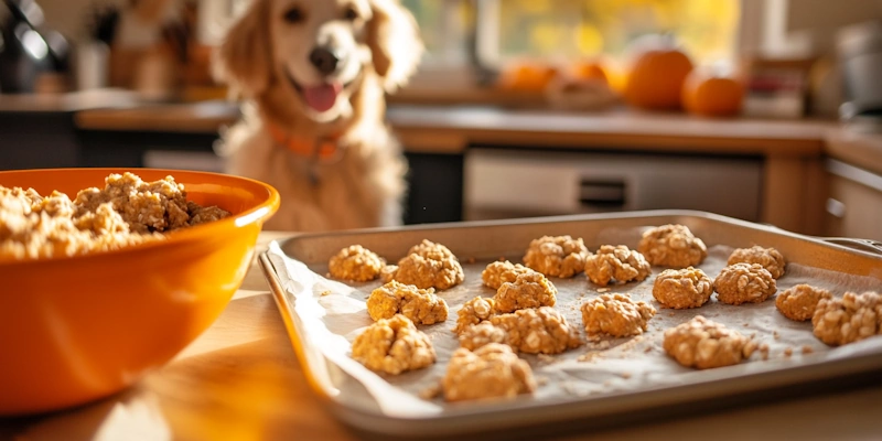 Pumpkin Recipes for Dogs: Pumpkin and Oatmeal Biscuits
