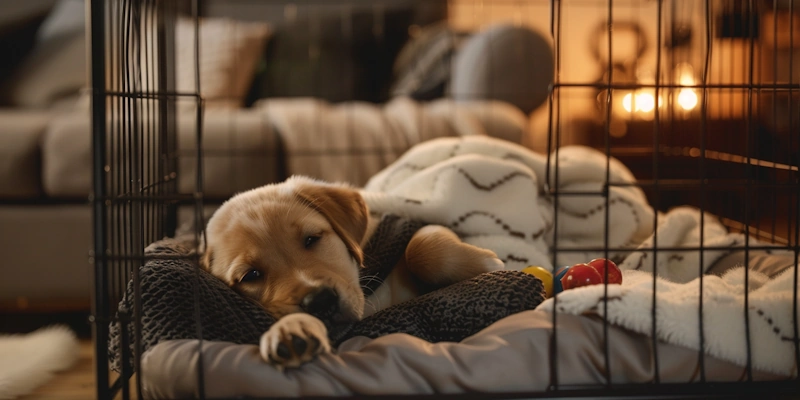 Potty training for your puppies: use of crate